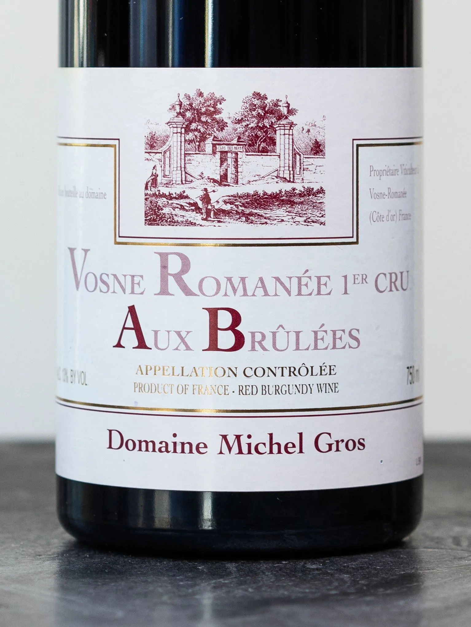 Купить вино Domaine Michel Gros Vosne Romanee в Остерия Амичи на Мосфильмовской цена Вино Domaine Michel Gros Vosne Romanee 1er Cru / Вон Рамоне Премье Крю О Брюле Мишель Гро